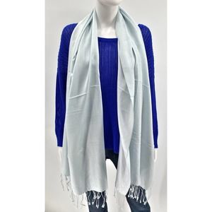 Light Blue Fashion Scarf